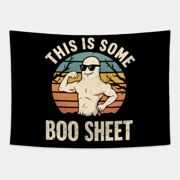 This-Is-Some-Boo-Sheet Tapestry by Creatifly Graphic Tees