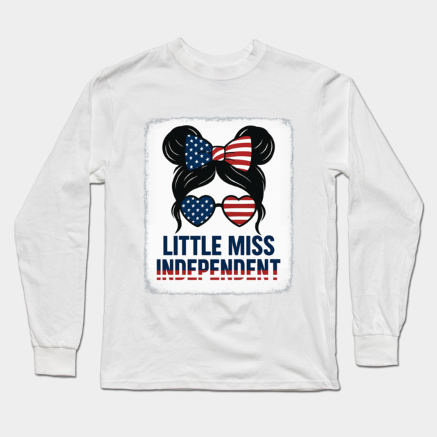 Little Miss Independent Long Sleeve T-Shirt by norhando