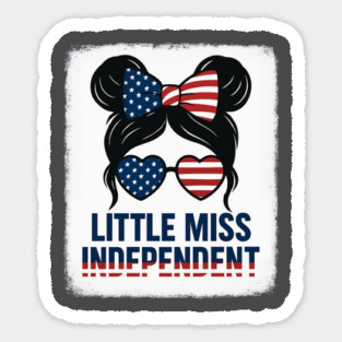 Little Miss Independent Sticker