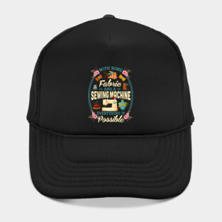 Funny Sewing Sewer Design Hat