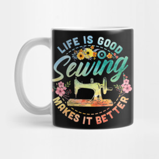 Funny Sewing Sewer Design Mug