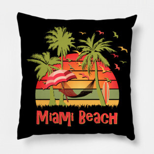 Miami Beach Pillow
