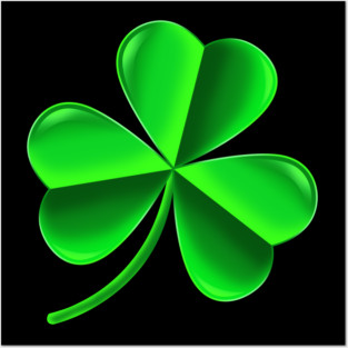 Shamrock St Patricks Posters and Art