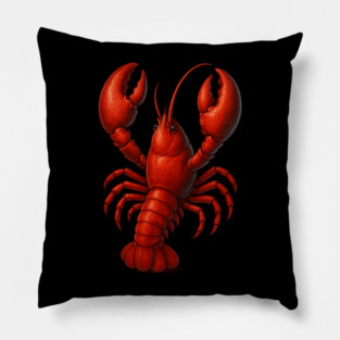 Funny Lobster Lover – Cute Crustacean Art Pillow
