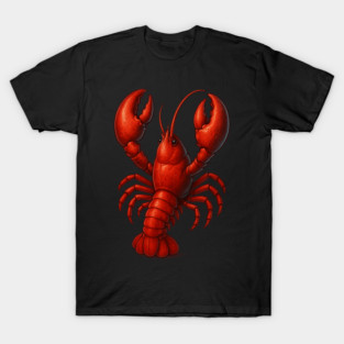 Funny Lobster Lover – Cute Crustacean Art T-Shirt