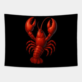 Funny Lobster Lover – Cute Crustacean Art Tapestry