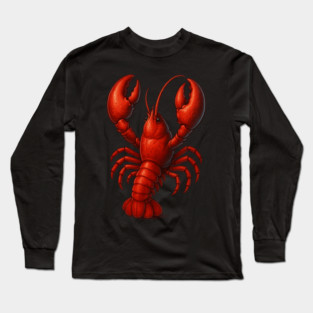 Funny Lobster Lover – Cute Crustacean Art Long Sleeve T-Shirt