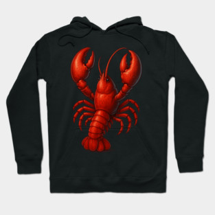 Funny Lobster Lover – Cute Crustacean Art Hoodie