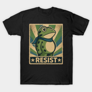 Resist Frog Portland Frog Protest T-Shirt