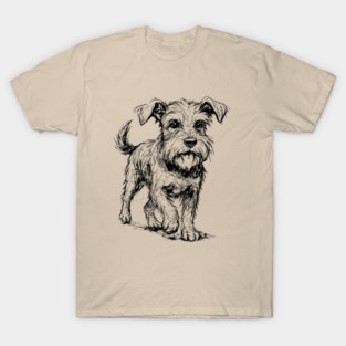 Expressive Schnauzer Dog T-Shirt