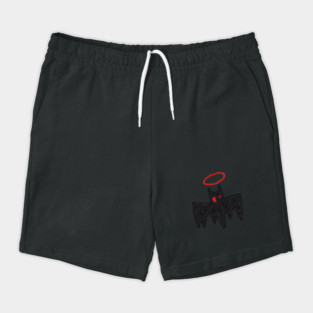 Basquiat Batman Crown Patch Shorts