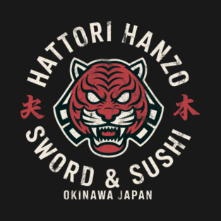 Hattori Hanzo Sword And Sushi T-Shirt