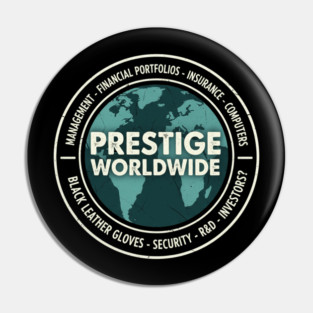 Prestige Worldwide vintage logo Pin