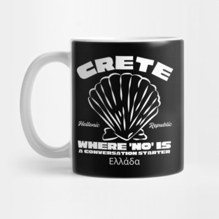 Crete: where 'no' is a conversation starter Mug