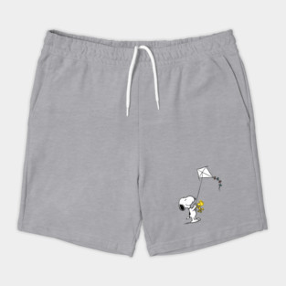 Snoopy and Woodstock Flying a Kite Shorts