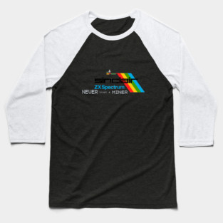 ZXSpectrum-Never Trust a Miner Baseball T-Shirt