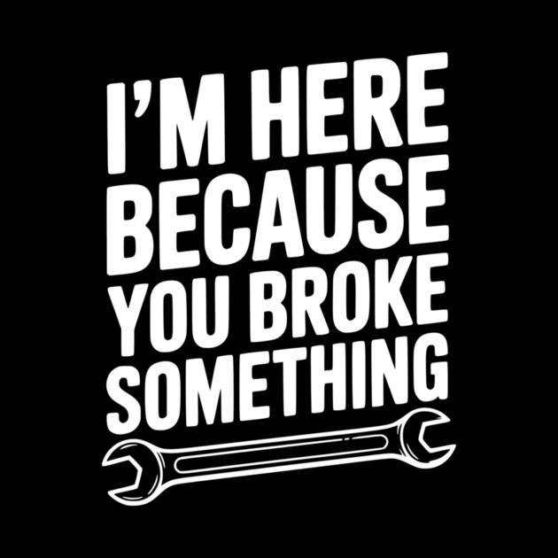 I’m Here Because You Broke Something by Frank Ring