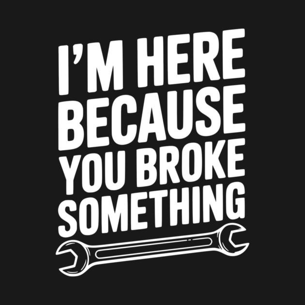 I’m Here Because You Broke Something by Frank Ring