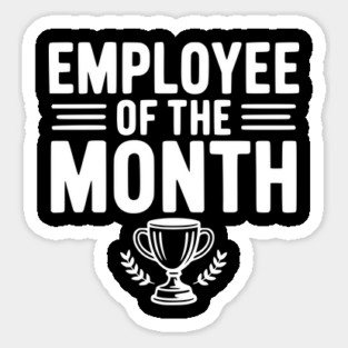 Employee of the Month Sticker