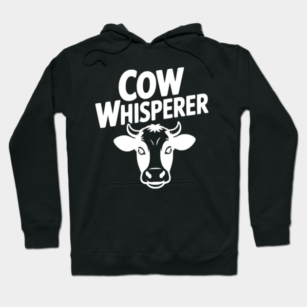 Cow Whisperer Hoodie by Frank Ring