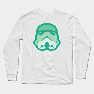 Stormtrooper – Electric Green Helmet Long Sleeve T-Shirt