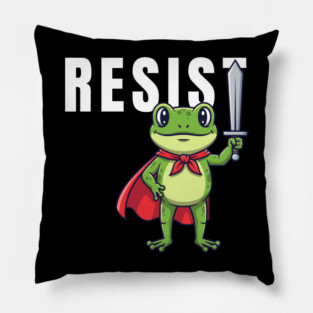 Resist-Frog Pillow