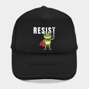 Resist-Frog Hat