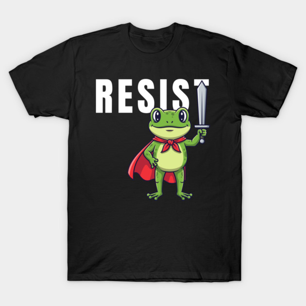 Resist-Frog T-Shirt by Creatifly Graphic Tees