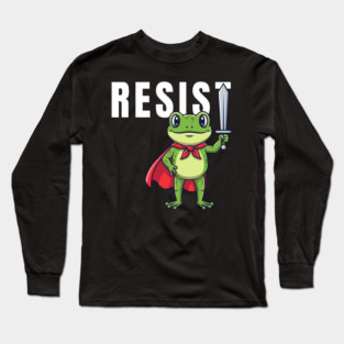 Resist-Frog Long Sleeve T-Shirt