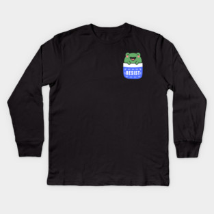Resist-Frog Kids Long Sleeve T-Shirt