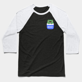 Resist-Frog Baseball T-Shirt