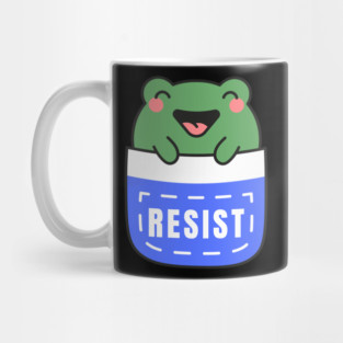 Resist-Frog Mug