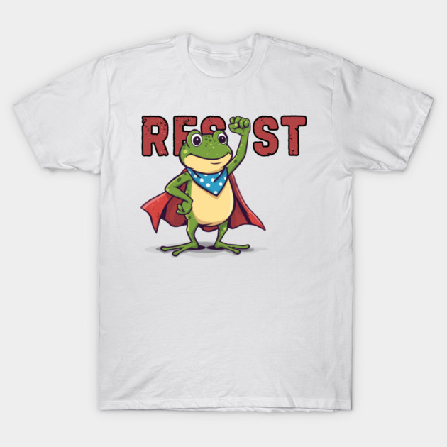 Resist-Frog T-Shirt by Creatifly Graphic Tees