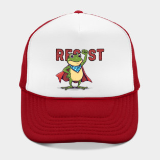 Resist-Frog Hat