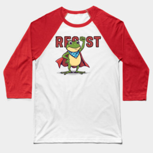 Resist-Frog Baseball T-Shirt