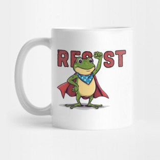 Resist-Frog Mug
