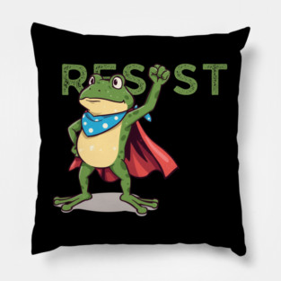 Resist-Frog Pillow