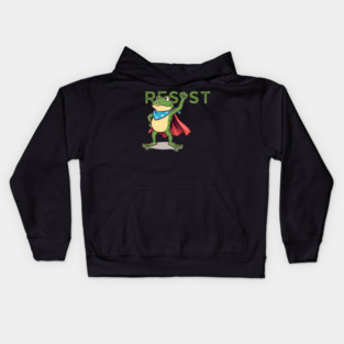 Resist-Frog Kids Hoodie