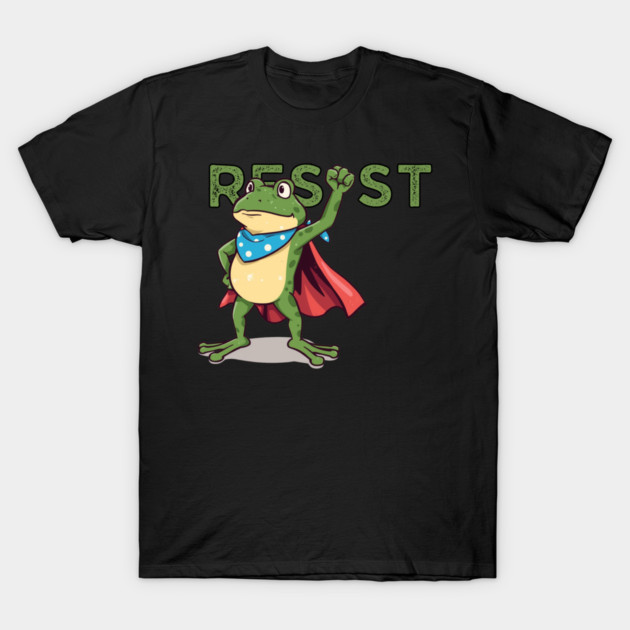 Resist-Frog T-Shirt by Creatifly Graphic Tees