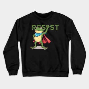 Resist-Frog Crewneck Sweatshirt