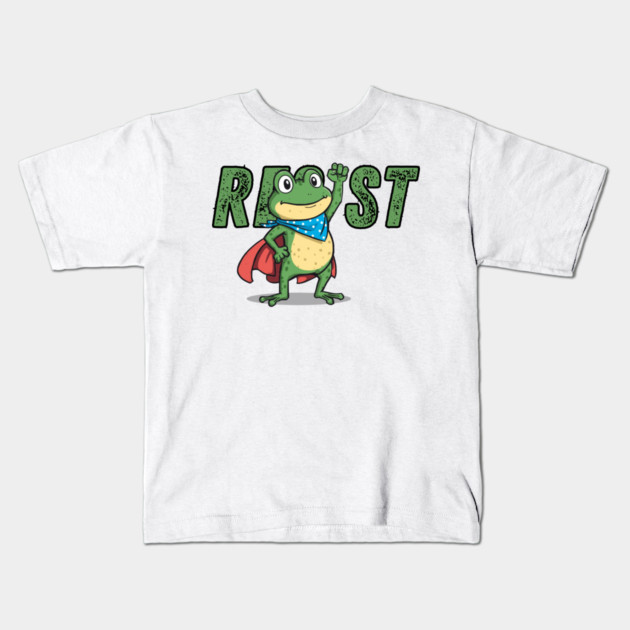 Resist-Frog Kids T-Shirt by Creatifly Graphic Tees