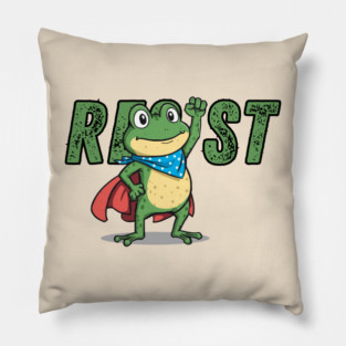 Resist-Frog Pillow
