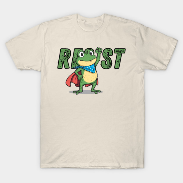 Resist-Frog T-Shirt by Creatifly Graphic Tees