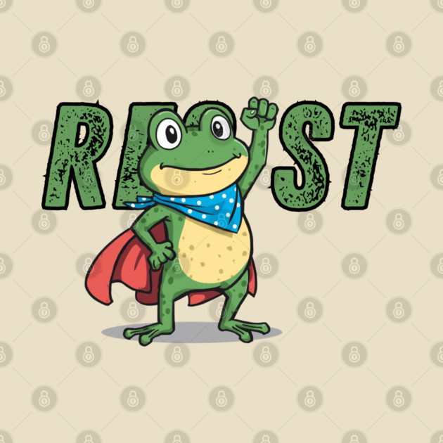 Resist-Frog by Creatifly Graphic Tees