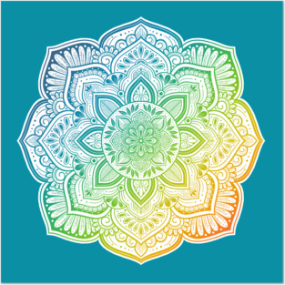 Momijigari Mandala Posters and Art