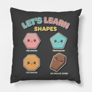 Lets Learn Shapes Pillow