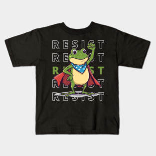 Resist-Frog Kids T-Shirt
