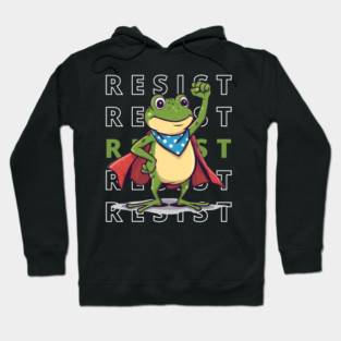 Resist-Frog Hoodie