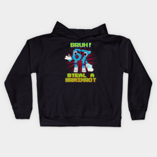 Bruh 67 Six Seven 6-7 Funny Brainrot Steal a Brainrot for Boys Kids Teens Kids Hoodie