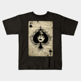 black leaf ace Frehley Kids T-Shirt